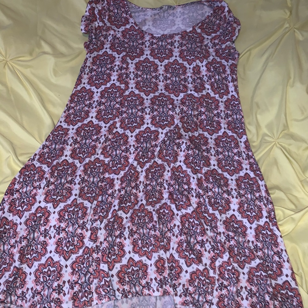 Multi Color Tshirt Dress